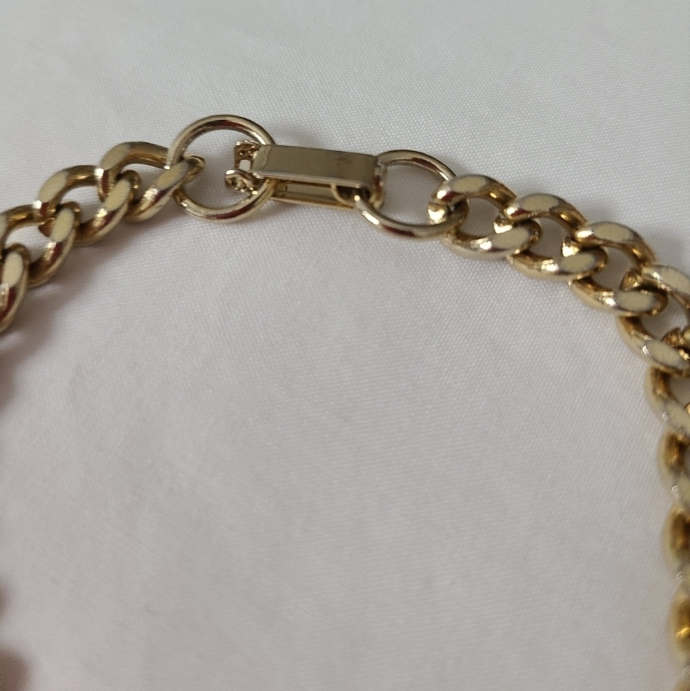 Goldtone Link Bracelet - Picture 4 of 10